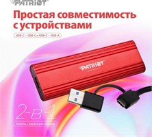 Внешние жёсткие диски и SSD Patriot Memory