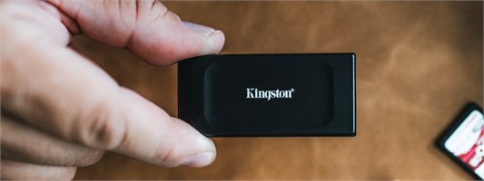 Внешние жёсткие диски и SSD Kingston