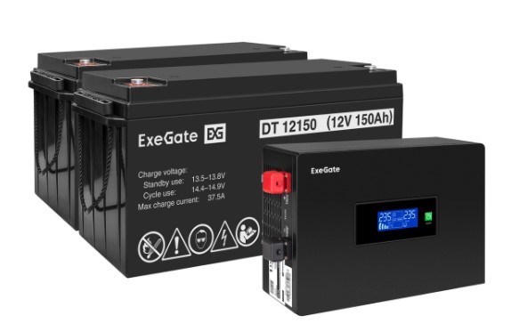 Комплект  Exegate IdealSine SR-1500.LCD.2SH 226169