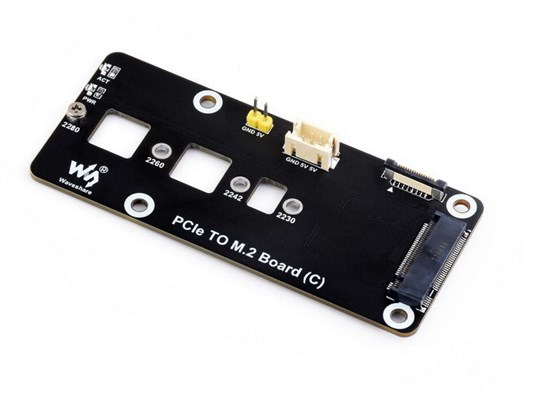 Плата расширения для одноплатного компьютера ACD Waveshare PCIe To M.2 Adapter Board (C) 128064