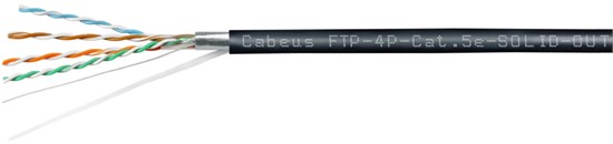 Бухта Cabeus FTP-4P-Cat.5e-SOLID-OUT-PE-UV-20, 20м 136306