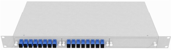 Оптический кросс TopLAN КРС-Top-1U-16SC/U-OS2-GY 139494