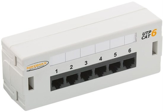 Патч-панель NIKOMAX NMC-WP06UE2-GY 138213