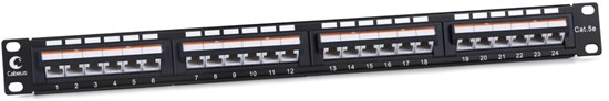 Патч-панель Cabeus PLAN-24-Cat.5e-Dual IDC 138048