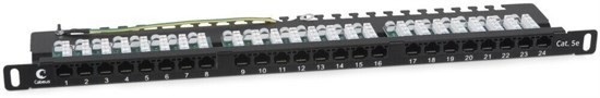 Патч-панель Cabeus PLHD-24-Cat.5e-Dual-90-0,5U 138062