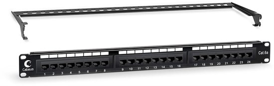 Патч-панель Cabeus PL-24-Cat.6a-Dual IDC 138037