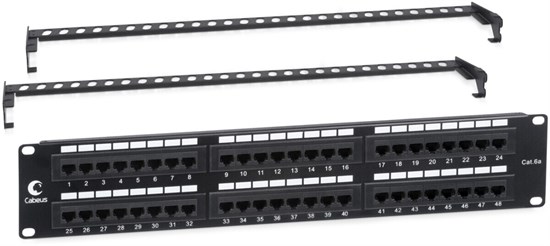 Патч-панель Cabeus PL-48-Cat.6a-Dual IDC 138013