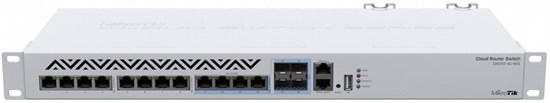 Коммутатор (свитч) MikroTik CRS312-4C+8XG-RM 141297