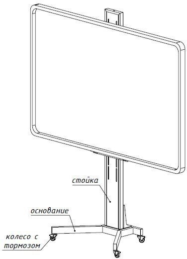 Мобильная стойка Digis SMART-BASE DSM 120864