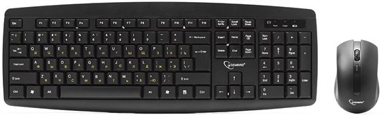 Клавиатура + мышь Gembird KBS-8000 Black Wireless 518659
