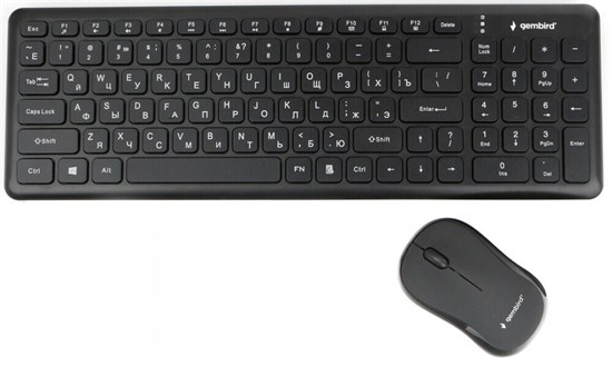 Клавиатура + мышь Gembird KBS-9200 Black 518663
