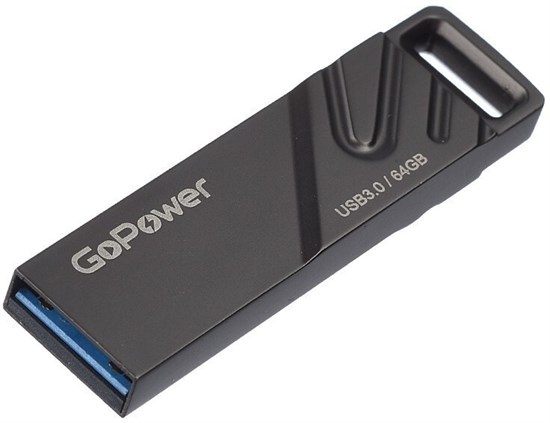 USB Flash накопитель 64GB GoPower TITAN Black 504433