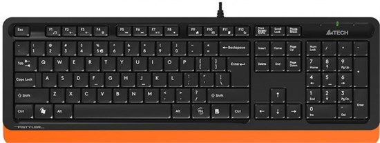 Клавиатура A4Tech Fstyler FK10 Black/Orange 517821