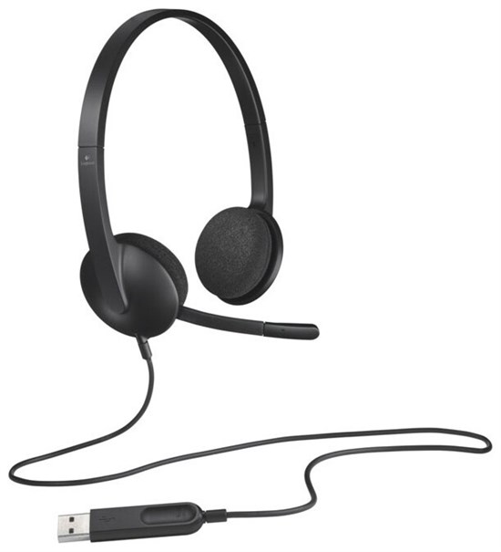 Гарнитура Logitech Stereo Headset H340 (981-000475) 518793