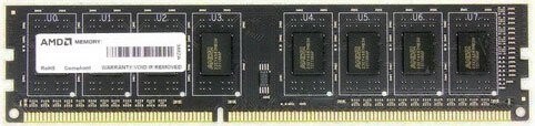Оперативная память 8GB DDR-III 1600MHz AMD Black (R538G1601U2S-U) RTL 510311