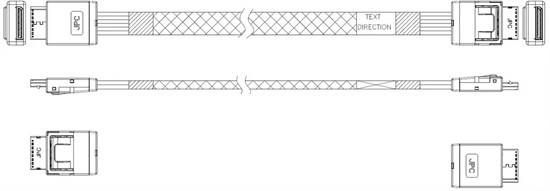 Кабель JPC P47SSDN01000-2 506298