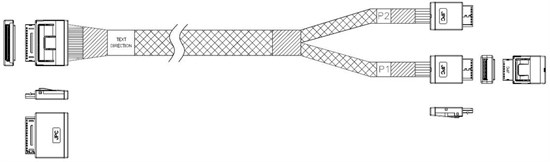 Кабель JPC P5251DR01000-1 506303