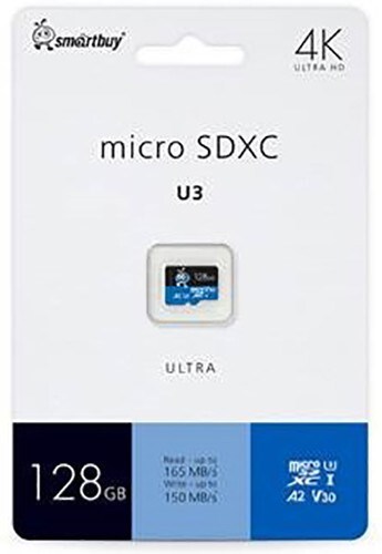 Карта памяти 128GB MicroSD SmartBuy (SB128GBSDU3UL01) 503858