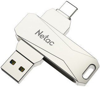 USB Flash накопитель 256GB Netac U782C USB3.2 Silver 504702