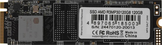 Накопитель SSD 120GB AMD R3 Series (R3MP30120G8) 511210