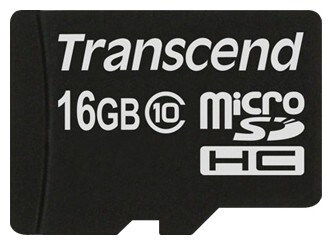 Карта памяти 16GB MicroSD Transcend (TS16GUSDC10) 503730