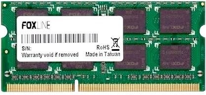 Оперативная память 4GB DDR4 3200MHz Foxline SO-DIMM (FL3200D4S22-4G) 510308