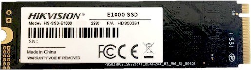 Накопитель SSD 512GB Hikvision E1000 (HS-SSD-E1000/512G) 512831