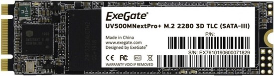 Накопитель SSD 1TB ExeGate NextPro+ (M2UV500TS1TB) 513598