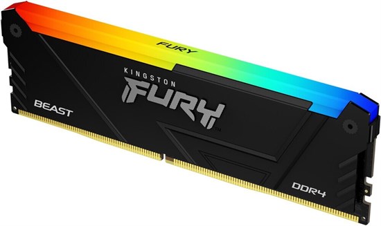 Оперативная память 8GB DDR4 3200MHz Kingston Fury Beast RGB (KF432C16BB2A/8) 510372
