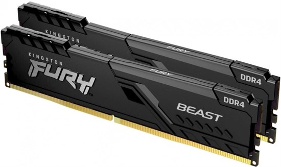 Оперативная память 32GB DDR4 3200MHz Kingston Fury Beast (KF432C16BB1K2/32) (2x16GB KIT) 509904