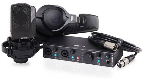 Комплект для звукозаписи Arturia MiniFuse Recording Pack Black 514835
