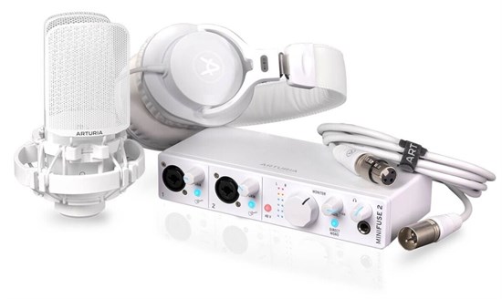 Комплект для звукозаписи Arturia MiniFuse Recording Pack White 514836