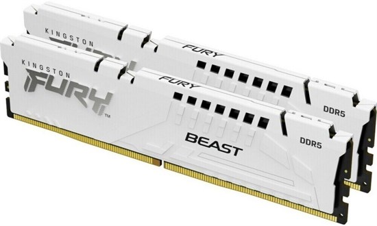 Оперативная память 64GB DDR5 6000MHz Kingston Fury Beast White (KF560C30BWEK2-64) (2x32GB KIT) 510061