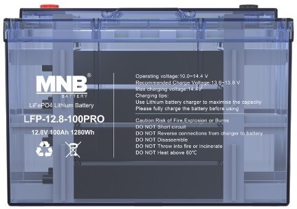 Аккумулятор  MNB LFP-12.8В-100PRO 225173