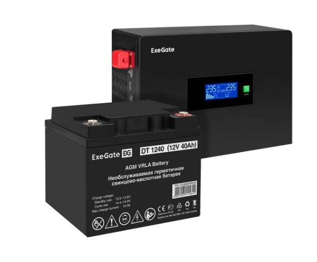 Комплект  Exegate IdealSine SR-600.LCD.2SH 225706