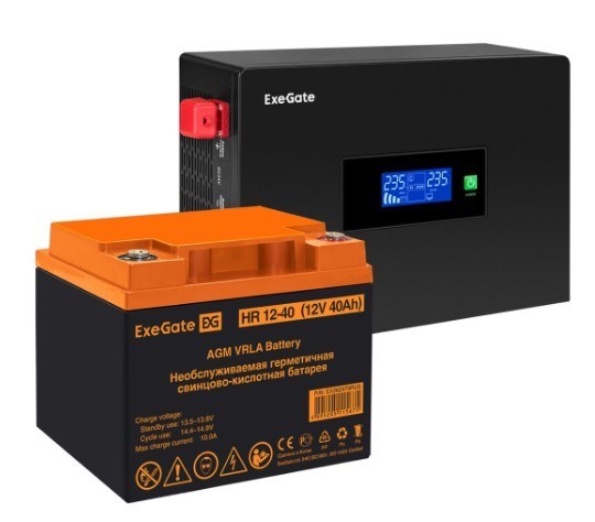 Комплект  Exegate IdealSine SR-600.LCD.2SH 225708