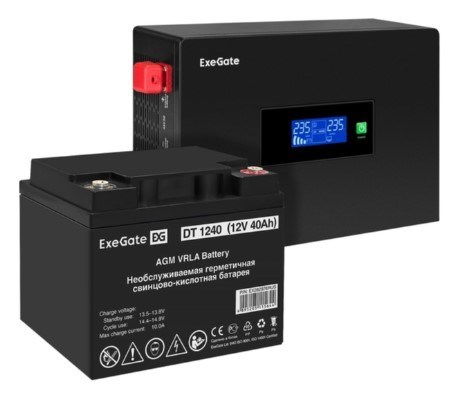 Комплект  Exegate IdealSine SR-1000.LCD.2SH 225768