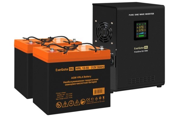 Комплект  Exegate FineSine SX-1000.LCD.AVR.2SH 225799