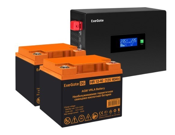 Комплект  Exegate IdealSine SR-1500.LCD.2SH 225898
