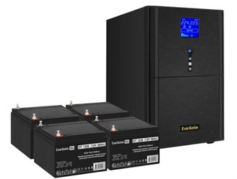 Комплект  Exegate SineTower SZ-3000.LCD.AVR.3SH.1C13.RJ.USB 226033