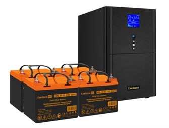 Комплект  Exegate SineTower SZ-3000.LCD.AVR.3SH.1C13.RJ.USB 226082