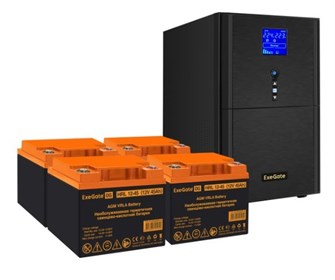 Комплект  Exegate SineTower SZ-3000.LCD.AVR.3SH.1C13.RJ.USB 226146