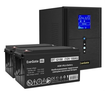 Комплект  Exegate SineTower SZ-2000.LCD.AVR.3SH.1C13.USB 226166