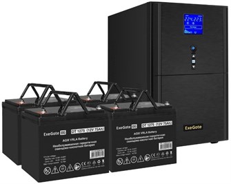 Комплект  Exegate SineTower SZ-3000.LCD.AVR.3SH.1C13.RJ.USB 226254
