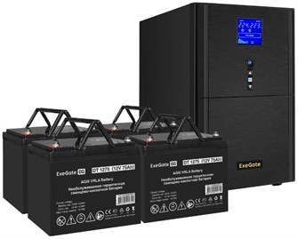 Комплект  Exegate SineTower SZ-5000.LCD.AVR.2SH.1C13.T.RJ.USB 226287
