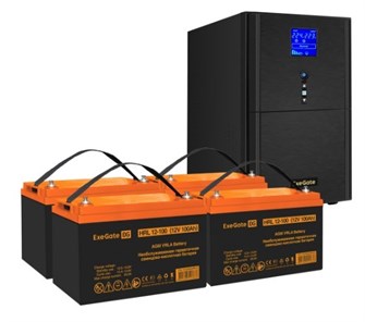 Комплект  Exegate SineTower SZ-3000.LCD.AVR.3SH.1C13.RJ.USB 226343