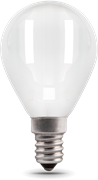 Светодиодная лампочка Gauss Filament Milky 3000K (9 Вт, E14) 10 шт. 149796