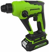 Перфоратор Greenworks GD24SDS1K2 143754