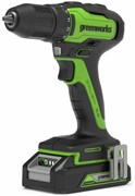 Дрель Greenworks GD24DD35K2 135239