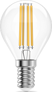 Филаментная лампочка Gauss Filament Elementary 4100K (8 Вт, E14) 10 шт. (52128) 135115